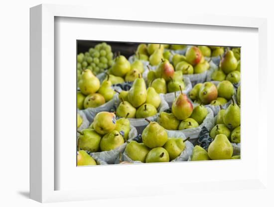 Canada, Montreal, Marche Jean Talon Market, Pears-Walter Bibikow-Framed Photographic Print