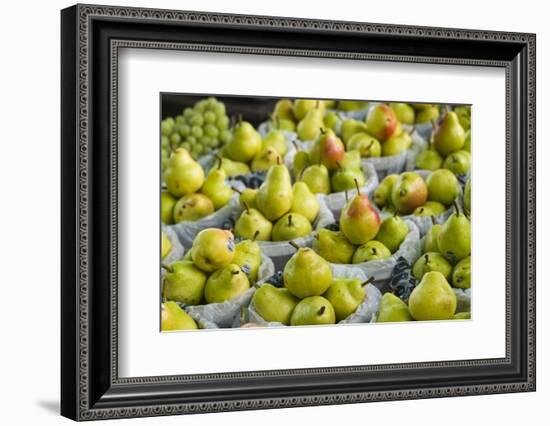 Canada, Montreal, Marche Jean Talon Market, Pears-Walter Bibikow-Framed Photographic Print