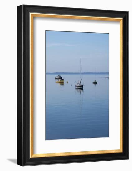 Canada, New Brunswick. Fishing Boats on Passamaquoddy Bay-Cindy Miller Hopkins-Framed Photographic Print