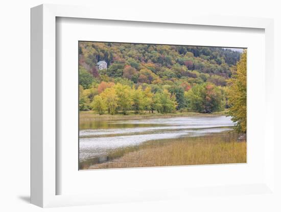 Canada, New Brunswick, Kennebecasis River Valley, Hampton. Autumn foliage.-Walter Bibikow-Framed Photographic Print