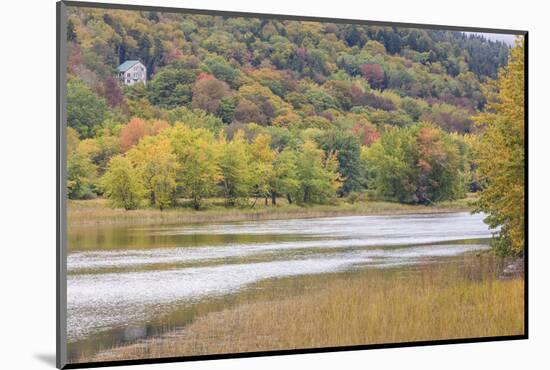 Canada, New Brunswick, Kennebecasis River Valley, Hampton. Autumn foliage.-Walter Bibikow-Mounted Photographic Print