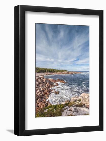 Canada, Nova Scotia, Cabot Trail. Cape Breton Highlands National Park, Green Cove.-Walter Bibikow-Framed Photographic Print