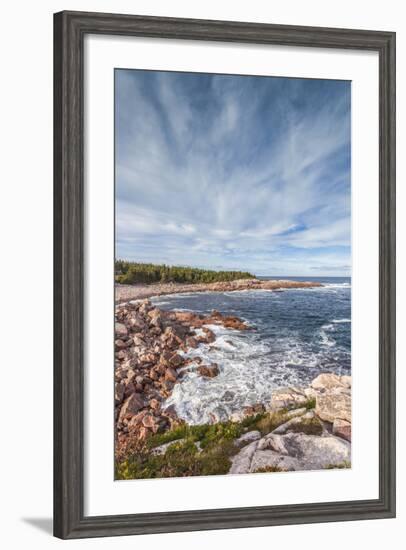 Canada, Nova Scotia, Cabot Trail. Cape Breton Highlands National Park, Green Cove.-Walter Bibikow-Framed Photographic Print