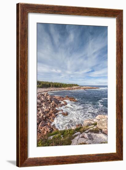 Canada, Nova Scotia, Cabot Trail. Cape Breton Highlands National Park, Green Cove.-Walter Bibikow-Framed Photographic Print