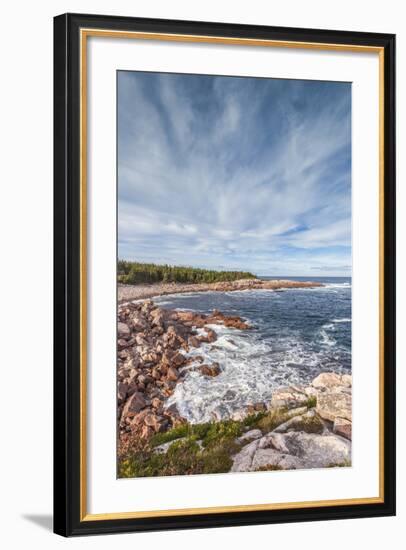 Canada, Nova Scotia, Cabot Trail. Cape Breton Highlands National Park, Green Cove.-Walter Bibikow-Framed Photographic Print