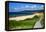 Canada, Nova Scotia, Cape Breton, Inverness Beach Boardwalk-Patrick J^ Wall-Framed Premier Image Canvas