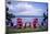 Canada, Nova Scotia, Mahone Bay, Colorful Adirondack Chairs Overlook the Calm Bay-Ann Collins-Mounted Photographic Print