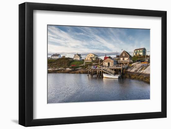 Canada, Nova Scotia, Peggy's Cove. Fishing village on the Atlantic Coast.-Walter Bibikow-Framed Photographic Print