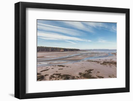 Canada, Nova Scotia, Walton. Low tide on the Minas Basin.-Walter Bibikow-Framed Photographic Print