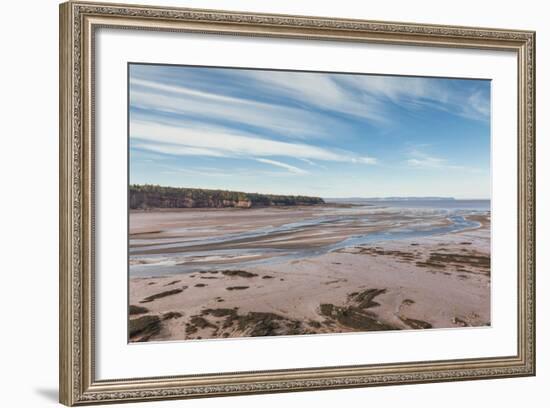 Canada, Nova Scotia, Walton. Low tide on the Minas Basin.-Walter Bibikow-Framed Photographic Print