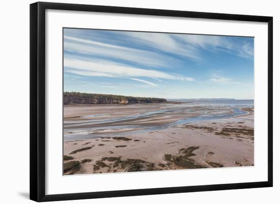 Canada, Nova Scotia, Walton. Low tide on the Minas Basin.-Walter Bibikow-Framed Photographic Print