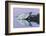 Canada, Nunavut, Iceberg Reflected in Calm Waters at Dusk-Paul Souders-Framed Photographic Print