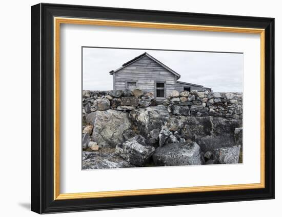 Canada, Nunavut Territory, Abandoned Ruins of Trading Post Along Hudson Bay at Fullerton Harbor-Paul Souders-Framed Photographic Print