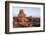 Canada, Nunavut, Territory, Stone Cairn on Harbor Islands at Sunset-Paul Souders-Framed Photographic Print