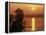 Canada, Ontario, London, Fanshawe Lake at Sunrise-Mike Grandmaison-Framed Premier Image Canvas