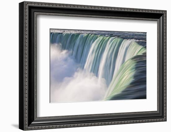 Canada, Ontario, Niagara, Niagara Falls, View of Table Rock Visitor Center and Horseshoe Falls-Jane Sweeney-Framed Photographic Print