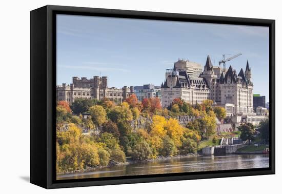 Canada, Ontario, Ottawa, autumn-Walter Bibikow-Framed Premier Image Canvas