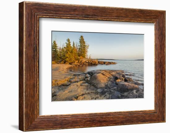 Canada, Ontario, Terrace Bay, Rainbow Falls Provincial Park-Frank Zurey-Framed Photographic Print