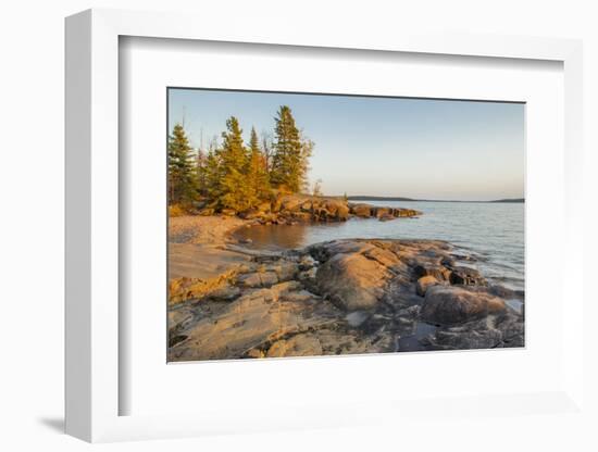 Canada, Ontario, Terrace Bay, Rainbow Falls Provincial Park-Frank Zurey-Framed Photographic Print