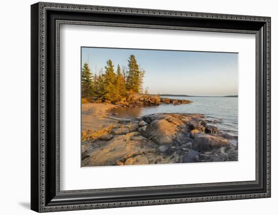 Canada, Ontario, Terrace Bay, Rainbow Falls Provincial Park-Frank Zurey-Framed Photographic Print