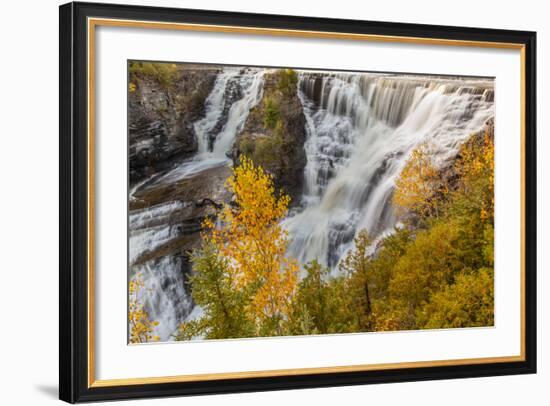 Canada, Ontario, Thunder Bay, Kakabeka Falls Park, Kakabeka Falls-Frank Zurey-Framed Photographic Print