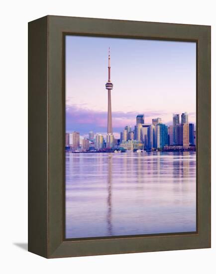 Canada, Ontario, Toronto, Cn Tower and Downtown Skyline-Alan Copson-Framed Premier Image Canvas