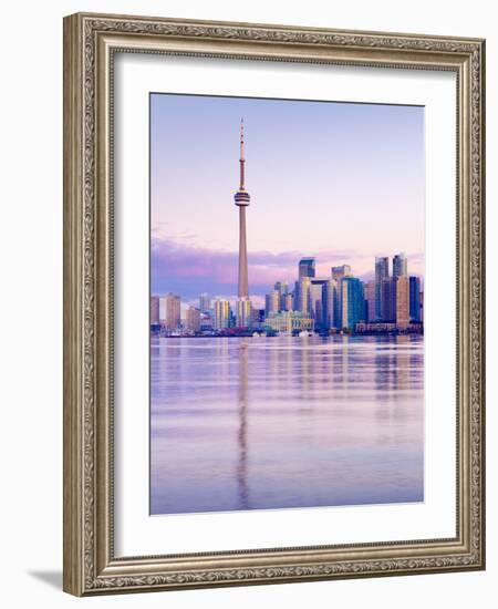 Canada, Ontario, Toronto, Cn Tower and Downtown Skyline-Alan Copson-Framed Photographic Print