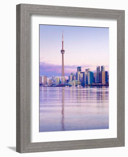 Canada, Ontario, Toronto, Cn Tower and Downtown Skyline-Alan Copson-Framed Photographic Print