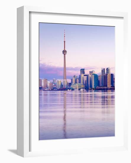 Canada, Ontario, Toronto, Cn Tower and Downtown Skyline-Alan Copson-Framed Photographic Print