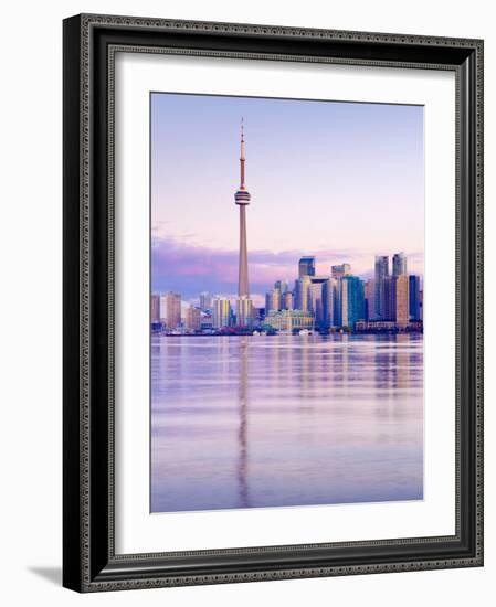 Canada, Ontario, Toronto, Cn Tower and Downtown Skyline-Alan Copson-Framed Photographic Print