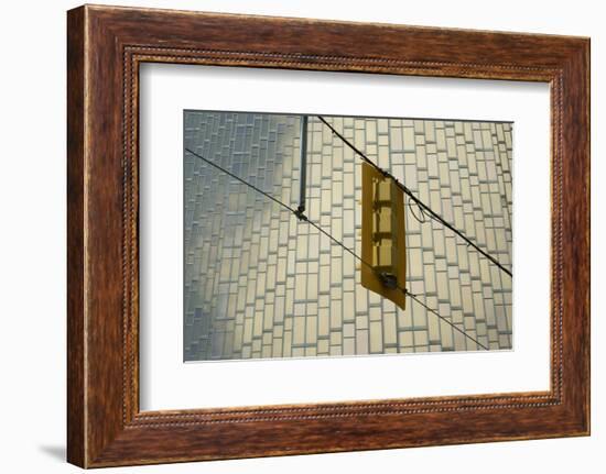 Canada, Ontario, Toronto. Streetlight rear and building facade-Michele Molinari-Framed Photographic Print