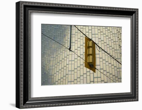 Canada, Ontario, Toronto. Streetlight rear and building facade-Michele Molinari-Framed Photographic Print