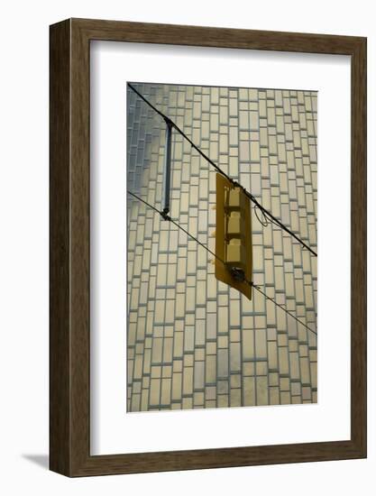 Canada, Ontario, Toronto. Streetlight rear and building facade-Michele Molinari-Framed Photographic Print