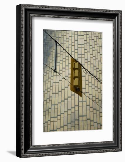 Canada, Ontario, Toronto. Streetlight rear and building facade-Michele Molinari-Framed Photographic Print