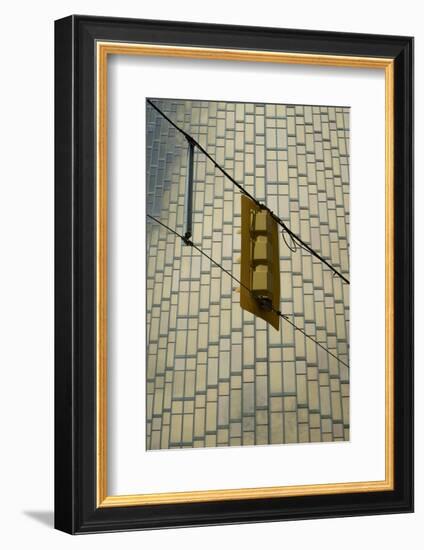 Canada, Ontario, Toronto. Streetlight rear and building facade-Michele Molinari-Framed Photographic Print