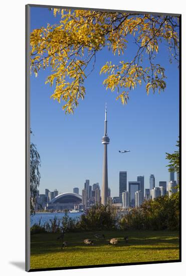 Canada, Ontario, Toronto, View of Cn Tower and City Skyline from Center Island-Jane Sweeney-Mounted Photographic Print