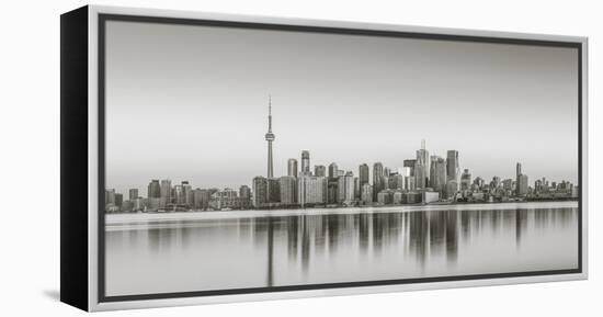 Canada, Ontario, Toronto, View of Cn Tower and City Skyline-Jane Sweeney-Framed Premier Image Canvas