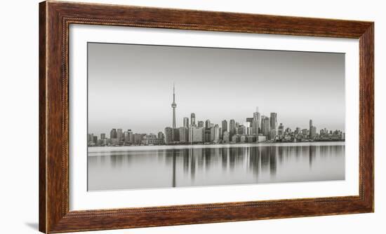 Canada, Ontario, Toronto, View of Cn Tower and City Skyline-Jane Sweeney-Framed Photographic Print