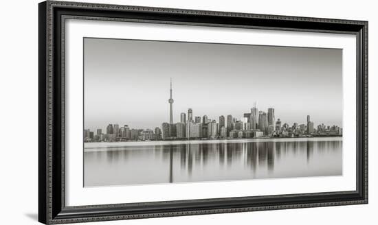 Canada, Ontario, Toronto, View of Cn Tower and City Skyline-Jane Sweeney-Framed Photographic Print