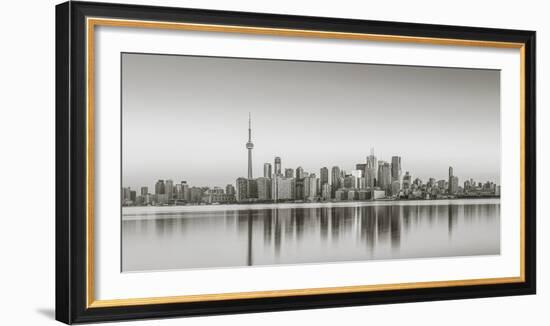 Canada, Ontario, Toronto, View of Cn Tower and City Skyline-Jane Sweeney-Framed Photographic Print