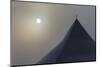 Canada, Ottawa. Top of Large Tent and Sun Muted by Fog-Bill Young-Mounted Photographic Print