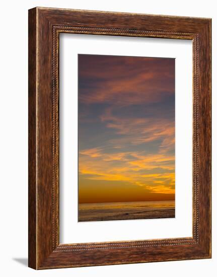 Canada, Pacific Rim National Park Reserve, Sunset from Tsusiat Falls Beach Camp-Jamie And Judy Wild-Framed Photographic Print