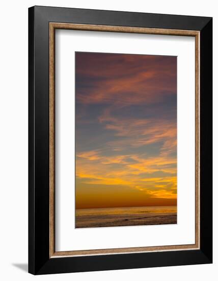 Canada, Pacific Rim National Park Reserve, Sunset from Tsusiat Falls Beach Camp-Jamie And Judy Wild-Framed Photographic Print