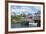 Canada, Peggy's Cove, Nova Scotia, Peaceful and Quiet Famous Harbor with Boats and Homes in Summer-Bill Bachmann-Framed Photographic Print