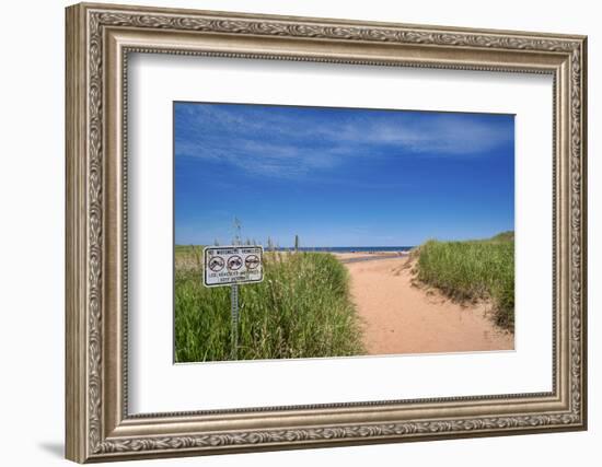 Canada, Prince Edward Island. Cousins Shore Beach-Michele Molinari-Framed Photographic Print