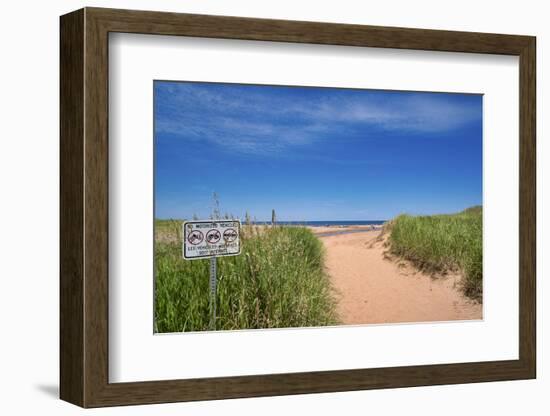 Canada, Prince Edward Island. Cousins Shore Beach-Michele Molinari-Framed Photographic Print