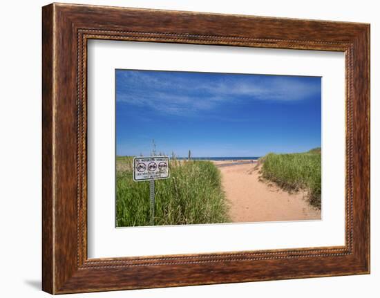 Canada, Prince Edward Island. Cousins Shore Beach-Michele Molinari-Framed Photographic Print