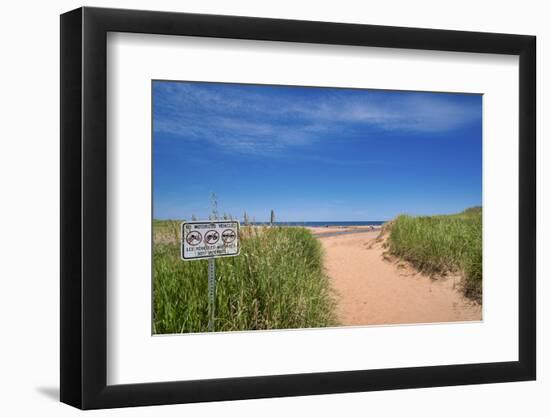 Canada, Prince Edward Island. Cousins Shore Beach-Michele Molinari-Framed Photographic Print