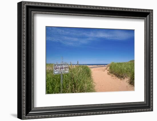 Canada, Prince Edward Island. Cousins Shore Beach-Michele Molinari-Framed Photographic Print