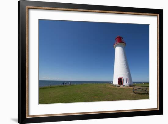 Canada, Prince Edward Island, Oldest Lighthouse Called Prim Point Light Station-Bill Bachmann-Framed Photographic Print